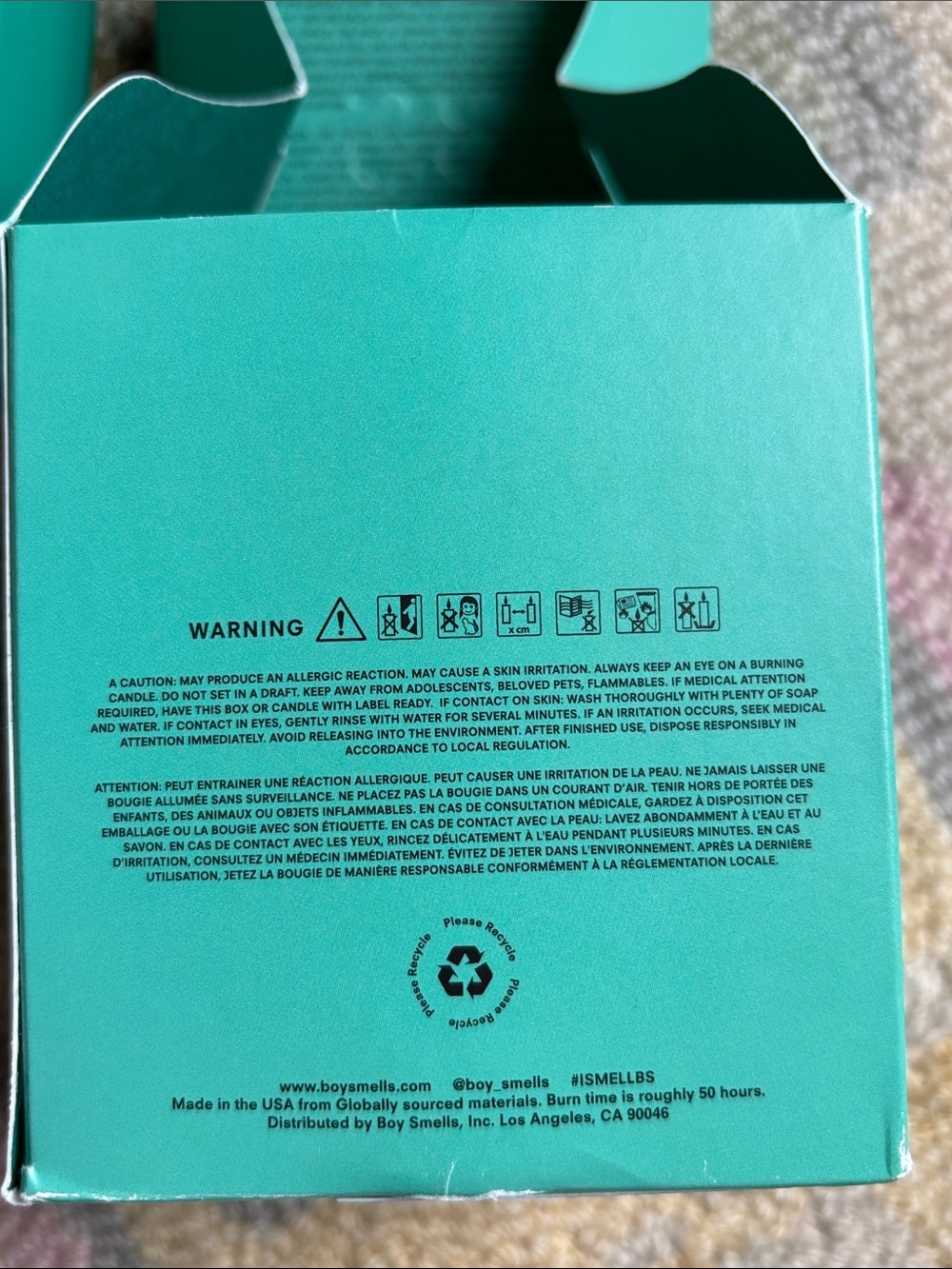 Boy Smells Herbaceous Boxed Candle NWT Not your Mama’s herb garden! - Picture 10 of 14